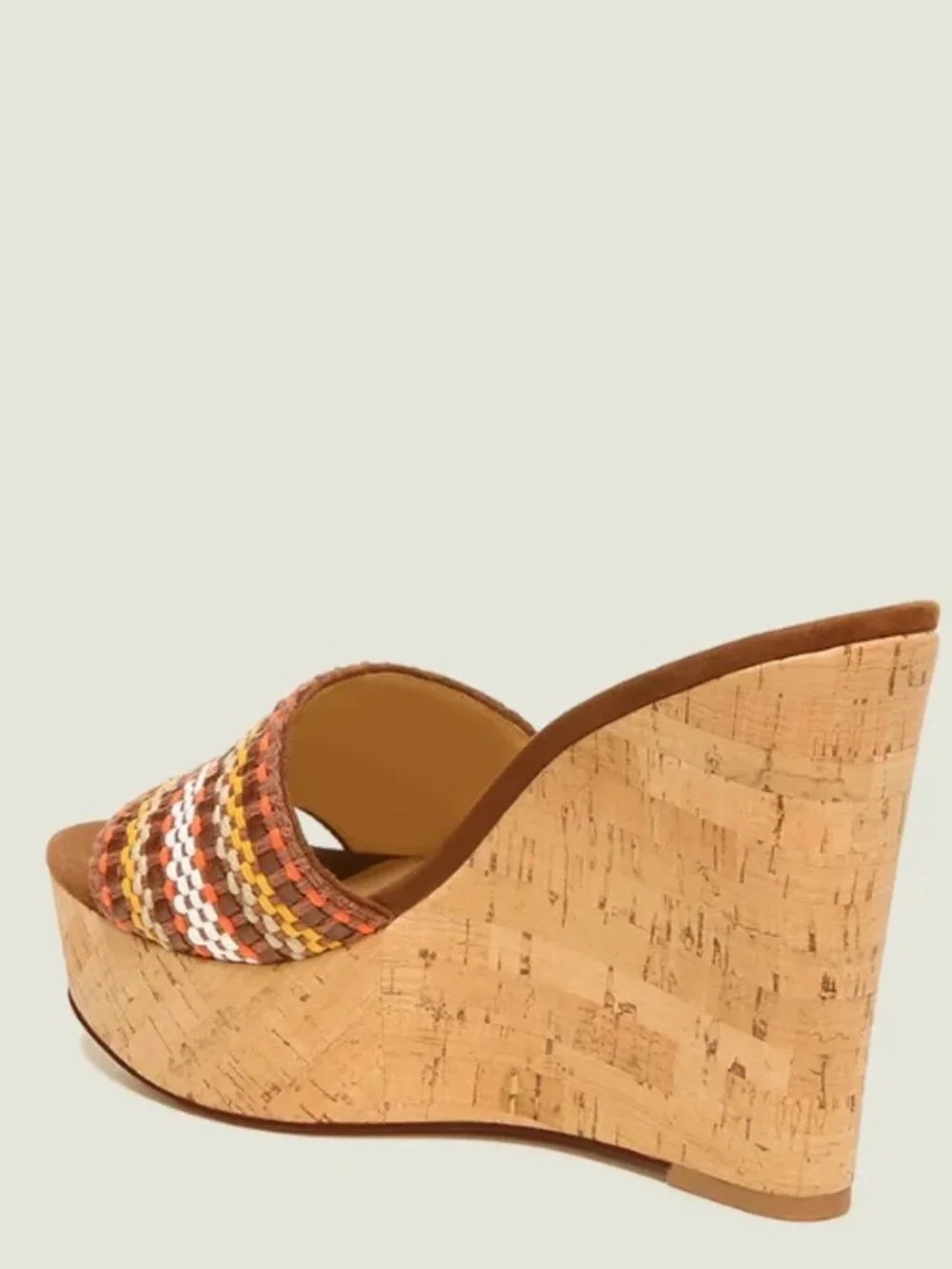 Veronica Beard Dali Woven Wedge Sandals in Brown 9.5 NWT